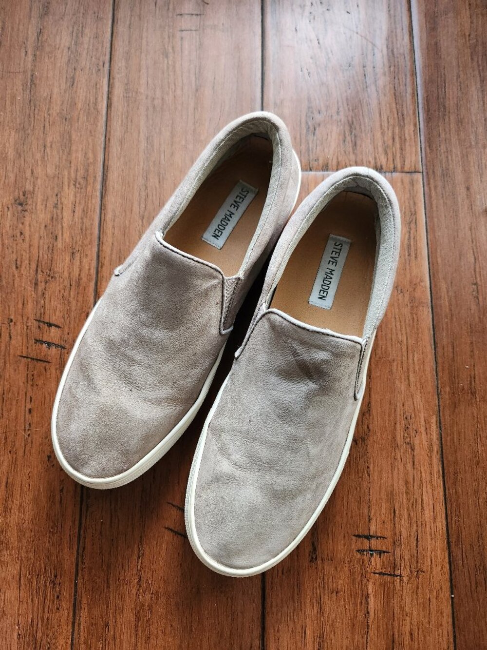 Steve Madden Size 9.5 Gills Loafer Sneaker Sand Suede